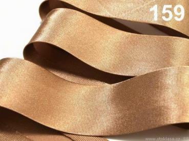 Satinband 20 mm gefalzt - Gold